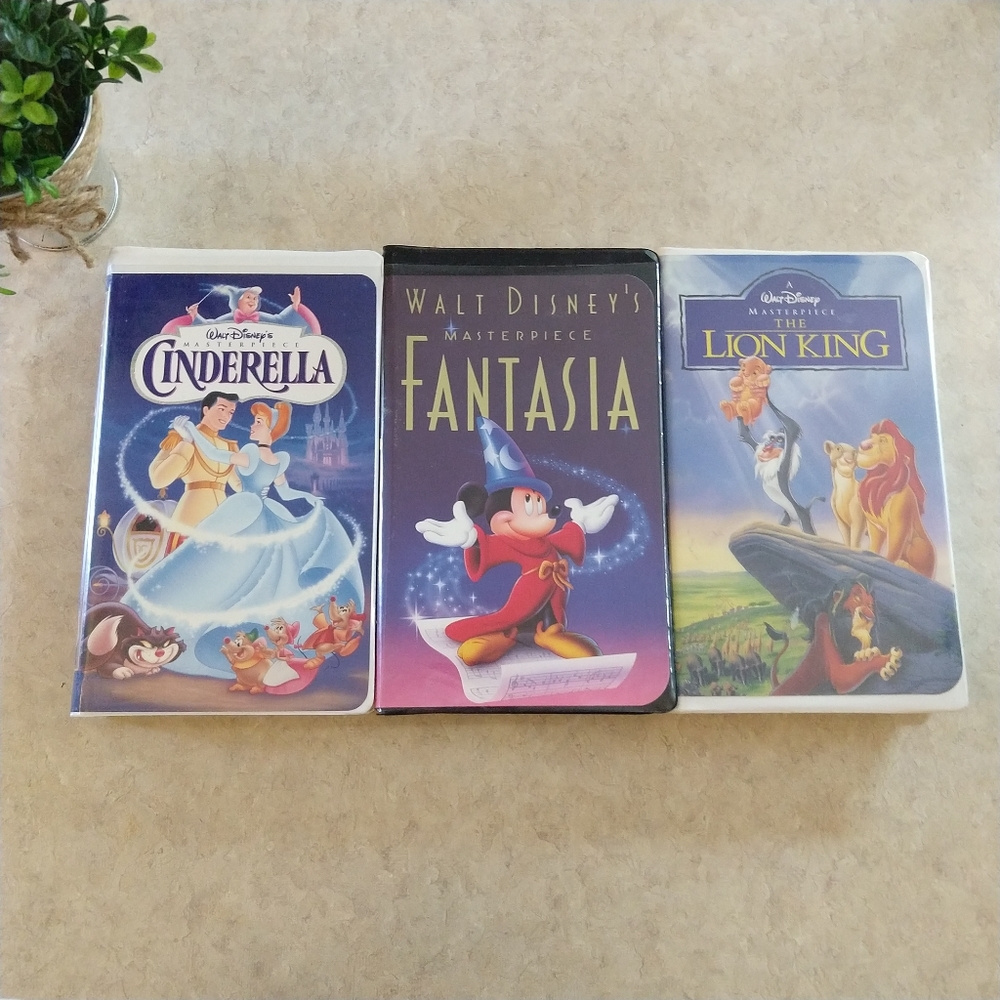 Disney Masterpiece VHS Bundle